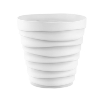 Кашпо "Бархан" (1,4л) Цв. Белый (Арт. КШ-4334)