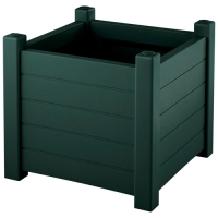 Кашпо большое садовое напольное "Прованс" арт.3731-МТ003 квадратное 530х530х470мм (туборг)