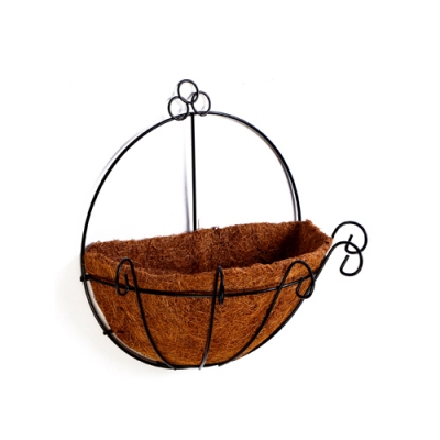 Кашпо настенное d=25 см, с кокосовым вкладышем Greengo 7661417