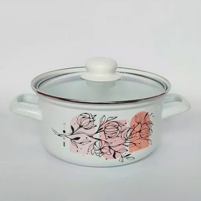 Кастрюля 1,5 л Лысьвенские эмали С-15084САП2/4 Хлопок