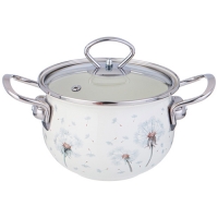 Кастрюля agness эмалированная со стеклянной крышкой, 1,5 л диа.16см 943-055 Кастрюля agness эмалированная со стеклянной крышкой, 1,5 л диа.16см 943-055