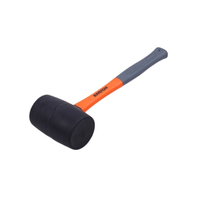 Киянка фиберглассовая обрезиненная рукоятка Кратон 0,90 кг черная