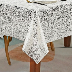 Клеенка ажурная Merletti 563 WH 1,37х20м без осн. гл,