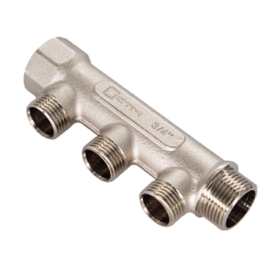 Коллектор 3 вых. н/р 3/4"х1/2" СТМ (40 шт.)