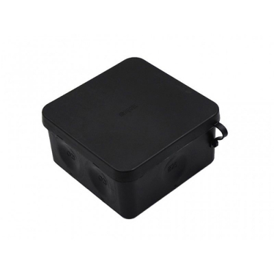 Коробка распределительная ЧЕРНАЯ 103*103*32 откр. монтажа IP66 "ХЕГЕЛЬ" КР2402-08