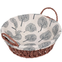 Корзина 27х25х8 см, круглая, плетеная, с ручками, Дерево, Y6-2527 (326258) Корзина 27х25х8 см, круглая, плетеная, с ручками, Дерево, Y6-2527 (326258)