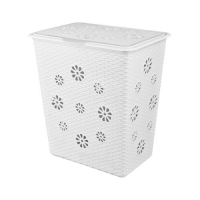 Корзина для белья "Плетенка" 60л белый (уп.4) М2254 г.Октябрьский