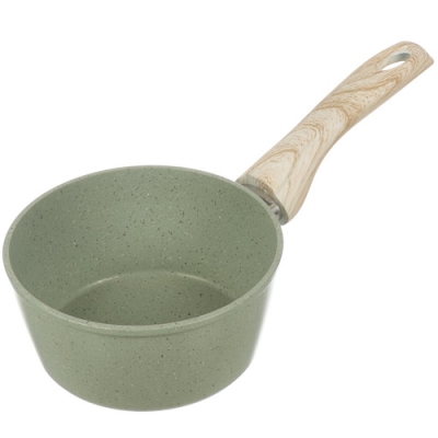 Ковш алюминий, антипригарное покрытие, 1.2 л, пластиковая ручка, индукция, Гурман, Мята, ГМкш161МЛ (