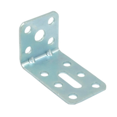 Крепежный уголок регулируемый Металлист 32*52*30*2.0 цинк (100шт)