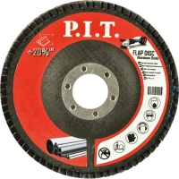 Круг лепестковый шлифовальный P.I.T. 125x22,2 мм A40(APLS01-12540) Круг лепестковый шлифовальный P.I.T. 125x22,2 мм A40(APLS01-12540)