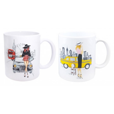 Кружка "Модница" 350 мл арт.MFK20527