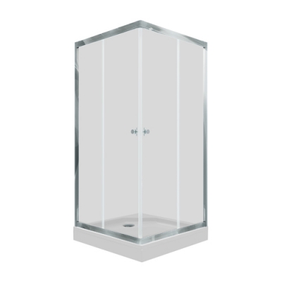 КС85 Комплект стекол Вента-Хром, 100*100, квад. подд., КН (Ограждение) (1место) "ТРИТОН"