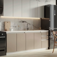 Кухня Игни Венера 1.8белый+беж.софт (ШВБ400/800,ШВБ2С600,ШНБ3Я400,ШНБ800,ШНМБ2С600,стол белый 26 мм)