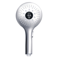 Лейка для душа светодиодная, круглая с дисплеем (D170LED) (уп. 10 шт)