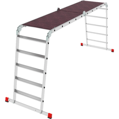 Лестница-трансформер профессиональная Новая Высота NV3335, 4*5 перекладин, ширина 650 мм 3335405