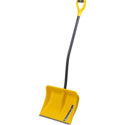 Лопата снеговая Интехпром Медведь цветная 480*400 с алюминиевым черенком и V-ручкой г. Нижнекамск