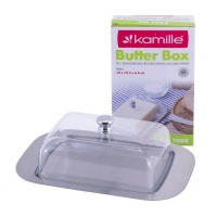 Масленка 18,5*12,5*6,5см из нержавеющей стали (7008)