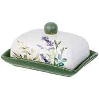 Масленка agness "Лаванда" 17*12,5*8,5 см 358-2150