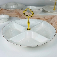 Менажница 30,7см ORCHIDEA в под.уп.(х8)Фарфор арт.109-273