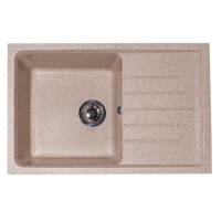 Мойка GranAlliance G-41 (745х490мм) песочная с сифоном Мойка GranAlliance G-41 (745х490мм) песочная с сифоном