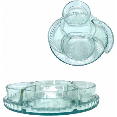 Набор 5шт салатников d23,5см бол-300мл,мал-150мл состовные арт.1147/PD1147GCL