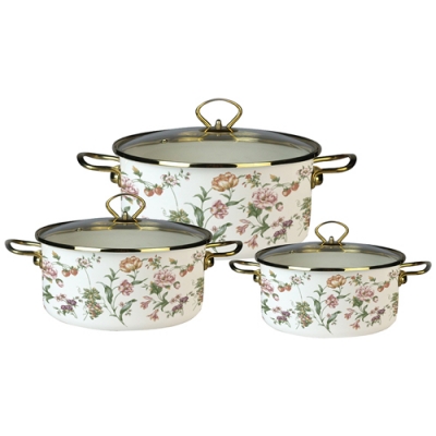 Набор кастрюль ZEIDAN Z-80632 6 предметов Bouquet