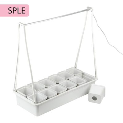 Набор «Минисад», светильник для раст. светод. с подставкой.Спектр для фотосинтеза.12кашпоUL-00011343