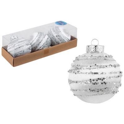 Набор шаров SYQB- 0124045, 3шт, 8см арт. 108666