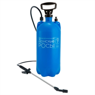 Опрыскиватель пневматический "Донские росы" 9л , индивидуальная коробка (4) г.Аксай