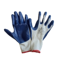 Перчатки "Антискользящие", полиэстеровые,нитриловое покрытие L/240/12