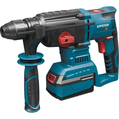 Перфоратор аккумуляторный бесщеточный КРАТОН BRH18DC26-OFA SET (АКБ 4,0А ч; ЗУ + кейс)