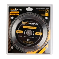 Пильный диск по дереву ArmorPiercing Hanskonner 216x32/30мм, 48 зубьев H9025-216-30-48