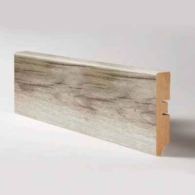 Плинтус напольный МДФ "Абсолют" А-1 Дуб монтана (2070 х 80 х 16мм, 10 шт/упак)