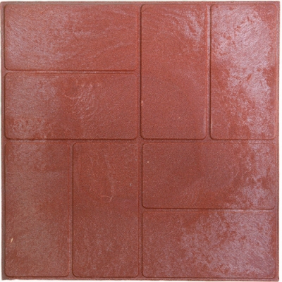 Плитка тротуарная полимерпесчаная 310*310*30 красная (420 шт поддон) Плитка тротуарная полимерпесчаная 310*310*30 красная (420 шт поддон)