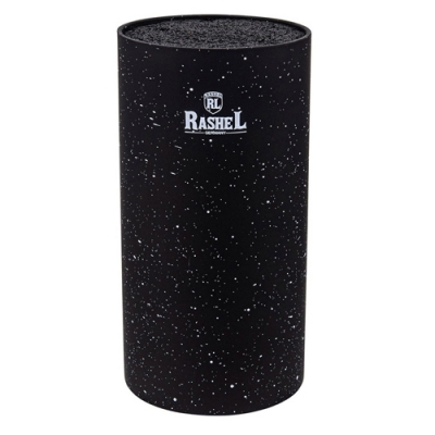 Подставка для ножей 11,5 см х 22,5 см , цвет чёрный мрамор (R-988) "МАРУСЯ" Подставка для ножей 11,5 см х 22,5 см , цвет чёрный мрамор (R-988) "МАРУСЯ"