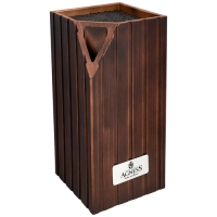 Подставка для ножей agness для ножей и мусата, 12x12x23 см 911-690