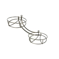 Подставка настенная на 2 Гипербола левая М0000424 (уп 5шт) г.Москва