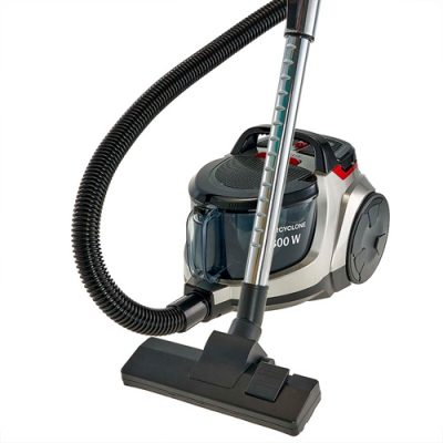 Пылесос Delta Lux DE-3505 супер-циклон черно-серебряный, 2800 Вт