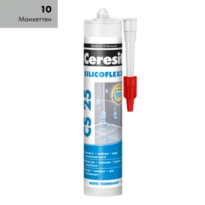 Силиконовая затирка ЦЕРЕЗИТ CS 25/280 МАНХЕТЕН 10 3000427 Силиконовая затирка ЦЕРЕЗИТ CS 25/280 МАНХЕТЕН 10 3000427