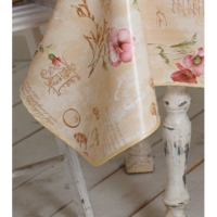 Скатерть "Мажор" с бейкой, р-р 135х110 (+/-5)см,неткан основа с ПВХ покрытием, цв в ассорт "Колорит"