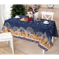 Скатерть рогожка "Полночь" 150*185