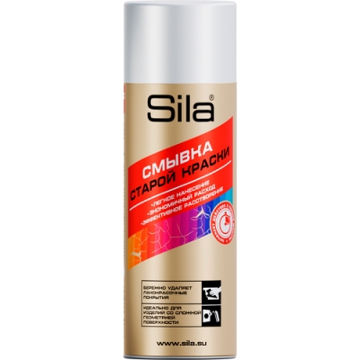 Смывка старой краски аэрозольная SILA HOME max cleaner 520 мл SILCLO01