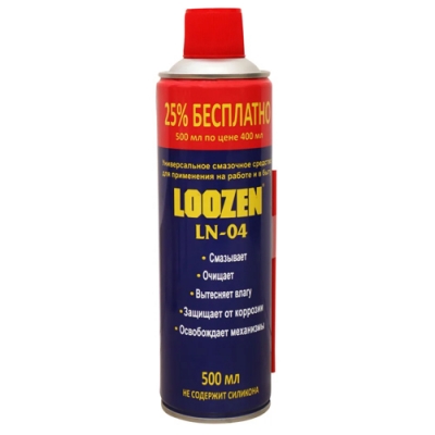 Средство универсальное смазочное LOOZEN LN-04 500 мл