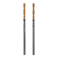 Сверло спиральное по металлу 2 x 49мм, Р6М5, Golden Tip , 2шт.// Denzel арт.718223