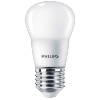 Светильник PHILIPS Лампа светодиодная 6Вт 620лм E27 840 P45 матовая