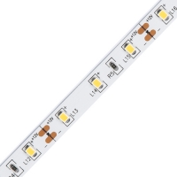 Светодиодная лента на самокл. основе IP20-DC12V-4,8W/m-5M-3000K в герм. уп. Теплый белый UL-4538