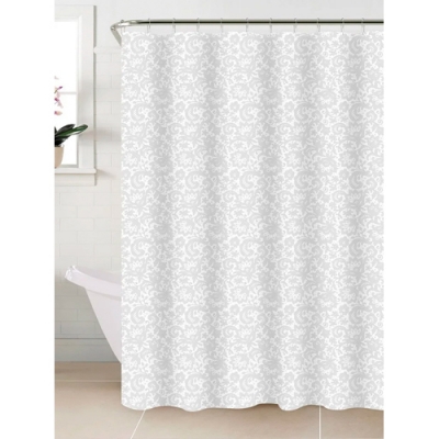 SWC-50-23 Штора LACE 180х180см белый ПЕВА