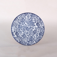 Тарелка десертная 19см, Navy bloom 75P 2055<*| Тарелка десертная 19см, Navy bloom 75P 2055<*|