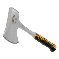 Топор цельнометаллический, 800 г,двухкомпонентная обрезиненная рукоятка,прямой хват/Denzel арт.21511