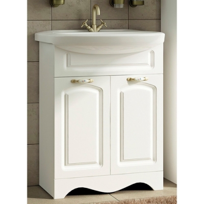 Тумба Империя 50 (2 дв.) Белая , под умыв. (Уют-50) г. Пенза Тумба Империя 50 (2 дв.) Белая , под умыв. (Уют-50) г. Пенза